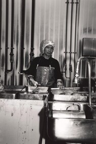 Photograph, John IMMIG, Afghan Hazari refugees, Burrangong Meat Processors, Young, New South Wales, 2002
