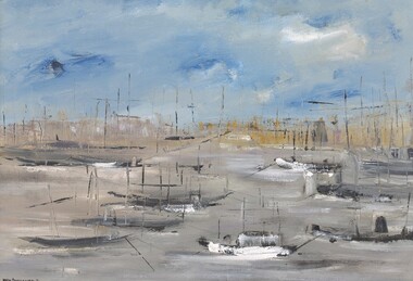 Painting, Drew PENDLEBURY, Fishing craft, 1974