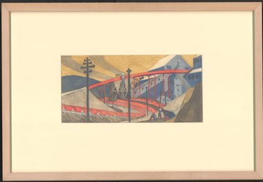 Print, SPOWERS, Ethel Louise  b.1890 South Yarra, Victoria  d. 1947 Melbourne, Victoria, The Works - Yallourn