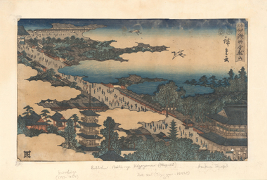 Print, HIROSHIGE, Utagawa, Askusa Temple, c. 1854