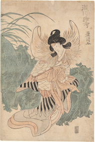 Print, TOYOKUNI, Utagawa, Actor Segawa Rokko in Noh Dance
