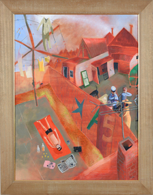 Painting, FORBES, Rodney, Cup Day, 1992