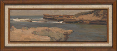 MEYER, Mary. Born 1878. Died 1975, Seascape, Not dated