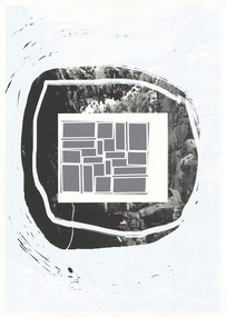 Print, Metachema (Black on White), 2014