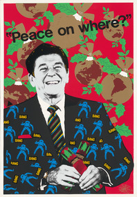 Print, Peace on where?, c. 1984