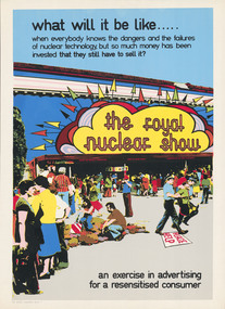 Print, ROBERTSON, Toni. born 1953 Sydney, ROYAL NUCLEAR SHOW, No 1, 1981