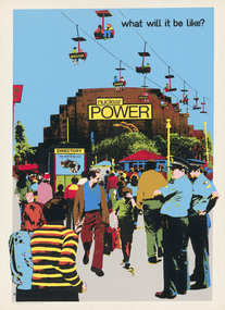 Print, ROBERTSON, Toni. born 1953 Sydney, ROYAL NUCLEAR SHOW, No 6, 1981