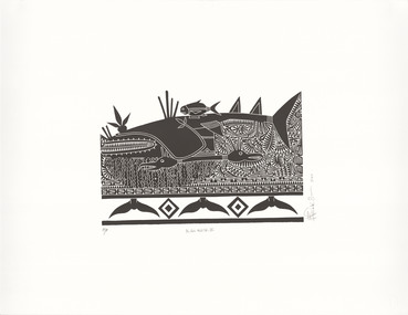 Print, ROBINSON, Brian. Born 1973, Waiben, Queensland, Australia, Iian Mask II, 2011