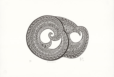Print, SAM, Joel. born 1977, Waiben, Queensland, Australia, Bu Bu (Tides), 2011