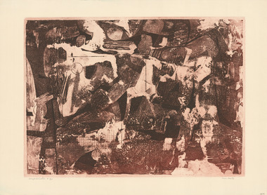 Print, HOS, Kees. Born 1916, The Hague, Holland, Computerisation A, 1966