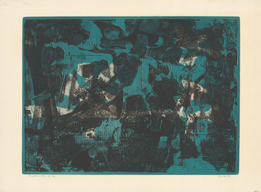 Print, HOS, Kees. Born 1916, The Hague, Holland, Computerisation B, 1966
