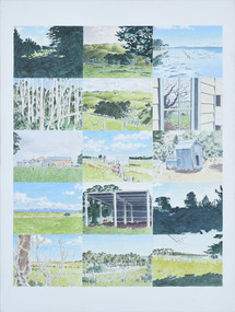Painting, Fifteen Views of Gippsland, 1978