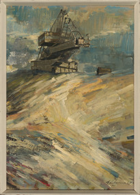 Painting, VERHEESEN, Ludouicus, Fransicus (Franz)  b. 1928, Holland  d.1983, Latrobe Valley, VIC, Aus, Untitled, 1967