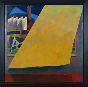Painting, HENG, Euan  b. 1945 Scotland. Arrived Australia 1977, Factory Landscapes, 1982