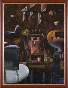 Painting, FORBES, Rodney, Newport with Fogbank, 1989