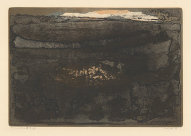 Print, HOS, Kees. Born 1916, The Hague, Holland, Aeonisation II B, 1966