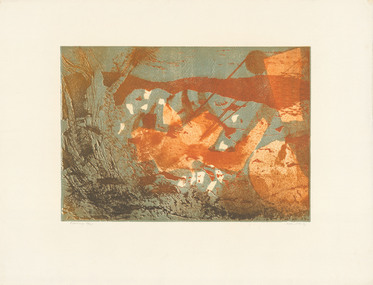 Print, HOS, Kees. Born 1916, The Hague, Holland, Roading, 1961