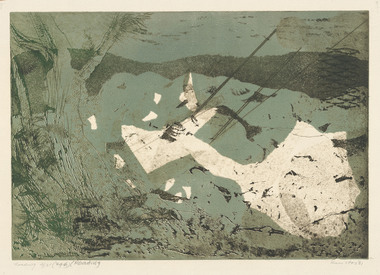 Print, HOS, Kees. Born 1916, The Hague, Holland, Roading (296), 1961
