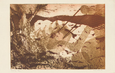 Print, HOS, Kees. Born 1916, The Hague, Holland, Roading, 1960