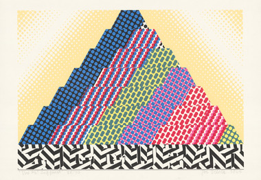 Print, TILSON, Joe  b. 1928 London, England, The 1/2" Ziggurat, 1965