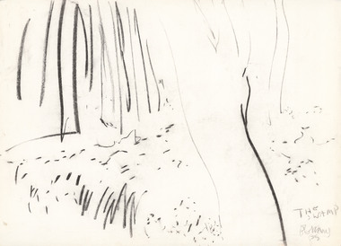 Drawing, BELLANY, John  b. 1942, Port Seton  d. 2013, The Swamp, 1983