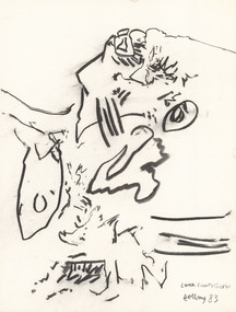 Drawing, BELLANY, John  b. 1942, Port Seton  d. 2013, Lower Plenty Gorge, 1983