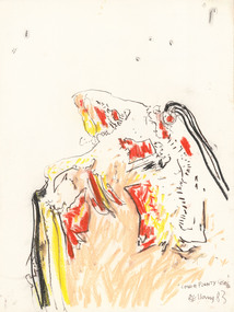Drawing, BELLANY, John  b. 1942, Port Seton  d. 2013, Lower Plenty Gorge, 1983