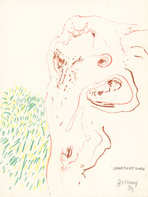 Drawing, BELLANY, John  b. 1942, Port Seton  d. 2013, Lower Plenty Gorge, 1983