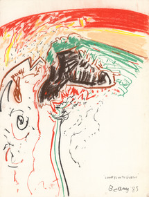 Drawing, BELLANY, John  b. 1942, Port Seton  d. 2013, Lower Plenty Gorge, 1983