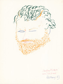 Drawing, BELLANY, John  b. 1942, Port Seton  d. 2013, Jeff Makin - Artist and friend, 1983