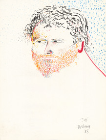 Drawing, BELLANY, John  b. 1942, Port Seton  d. 2013, Jeff, 1983
