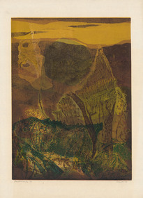 Print, HOS, Kees. Born 1916, The Hague, Holland, Bushwalk, 1970
