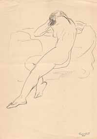 Drawing, BELL, George  b.1878 Kew, Victoria  d. 1966 Toorak, Victoria, Untitled, Not dated