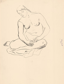 Drawing, BELL, George  b.1878 Kew, Victoria  d. 1966 Toorak, Victoria, Untitled, Not dated