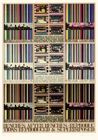 Print, PHILIPS, Tom  b. 1937 London, United Kingdom, Benches, 1982