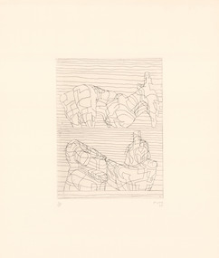 Print, Seated Figure, 1969