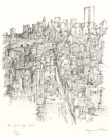 Print, MASON, Raymond  b. 1922 England  d. 2010, New York City, 1989