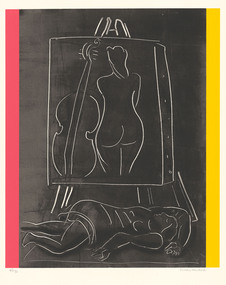 Print, LAWSON, Sonia  b. 1934 Darlington, United Kingdom, Girl Dreaming of Pony, 2001
