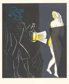 Print, LAWSON, Sonia  b. 1934 Darlington, United Kingdom, Twin Forms, 2001