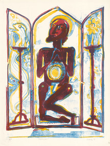 Print, SIBLEY, Andrew  b. 1933 London, England  d. 2015 Melbourne, Australia, Paper Guru, 1985