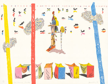 Print, LANCELEY, Colin  b. 1938 Dunedin, New Zealand, The Empire Builder, 1978