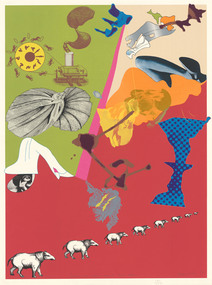 Print, LANCELEY, Colin  b. 1938 Dunedin, New Zealand, Some are More Equal than Others, 1969
