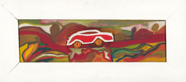 Painting, BARRIE, Slim  b. 1942 Swan Hill, Landscape with car, 2005