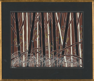 Painting, HARRISON, Dr Aunty Eileen  b. 1948, Den of Nargun - Spirit Tracks, 2004