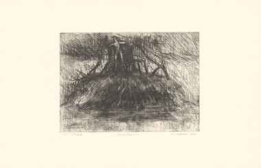 Print, MORTENSEN, Kevin  b. 1939 Melbourne, Crucifixion, 2000