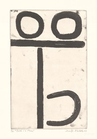 Print, MULLETT, Jennifer  b. 1960, Bird I and Moon, 2003