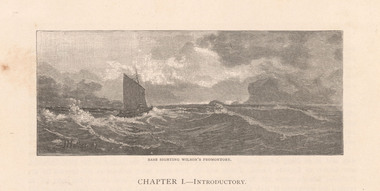 Print, MATHER, John  b.1848 Hamilton, Scotland. d. 1916, Bass sighting Wilson's Promontory, 1887