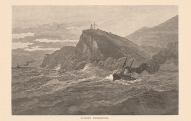 Print, SCHELL, Frederick B.  b. c.1838  d.1905, Wilson's Promontory, c. 1890