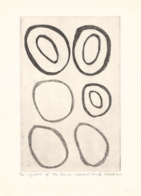 Etching, MULLETT, Jennifer  b. 1960, Symbols of the Gunai Women, 2000