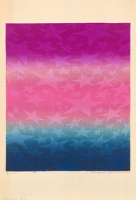 Print, YOSHIDA, Chizuko  b. 1924 Yokohama, Kanagawa Prefecture, Star Dust - Pink, 1992